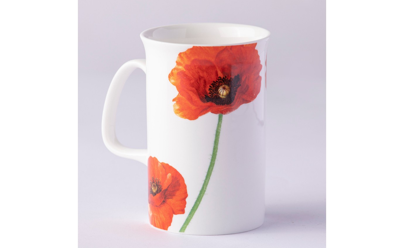 Ashdene Red Poppies Can Mug 520992