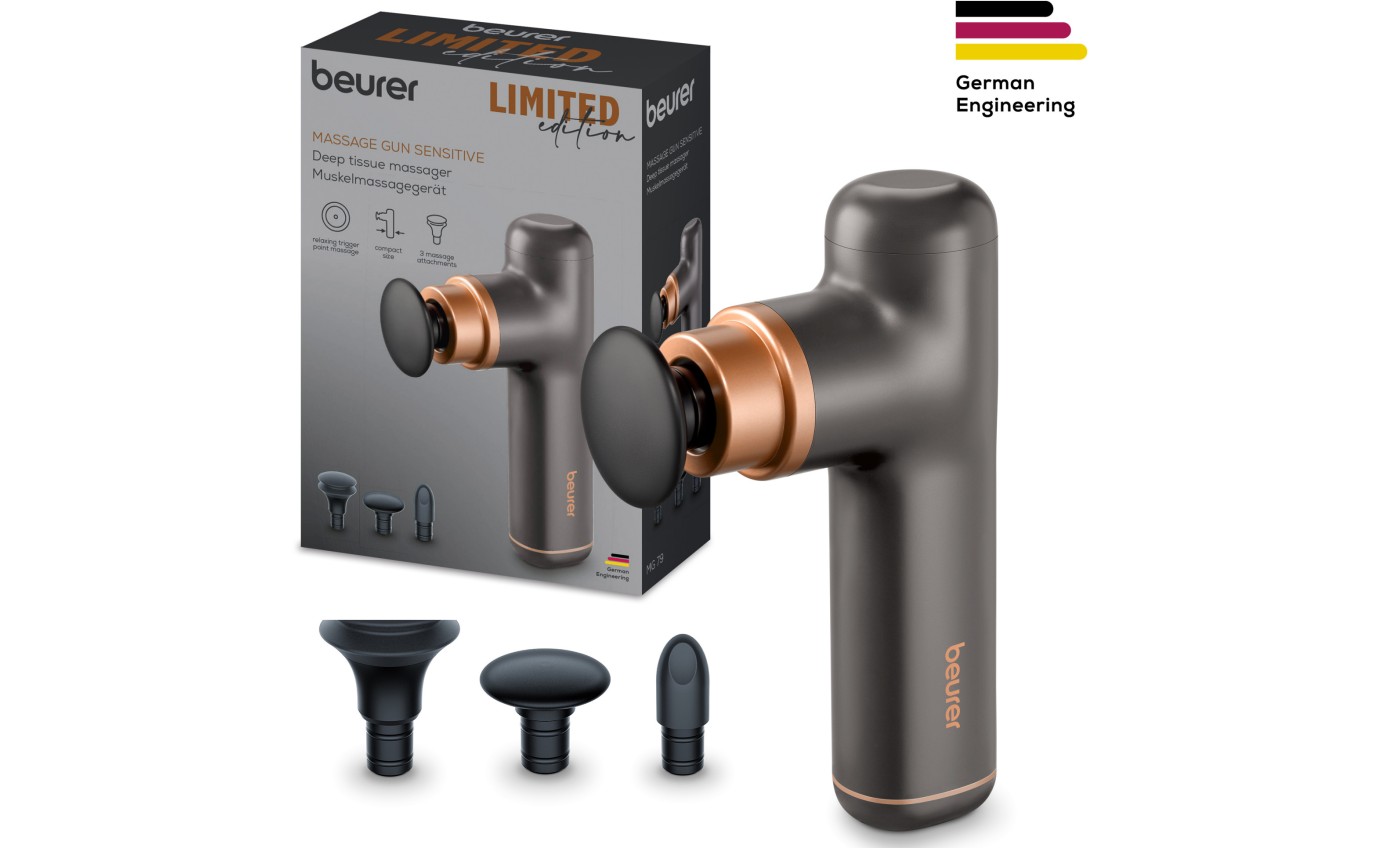 Beurer Sensitive Deep Tissue Massage Gun (Limited Edition) MG79BR