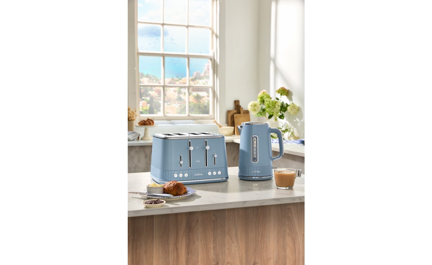 Sunbeam French Riviera Collection 4 Slice Toaster (Morning Haze) TAM8104BL