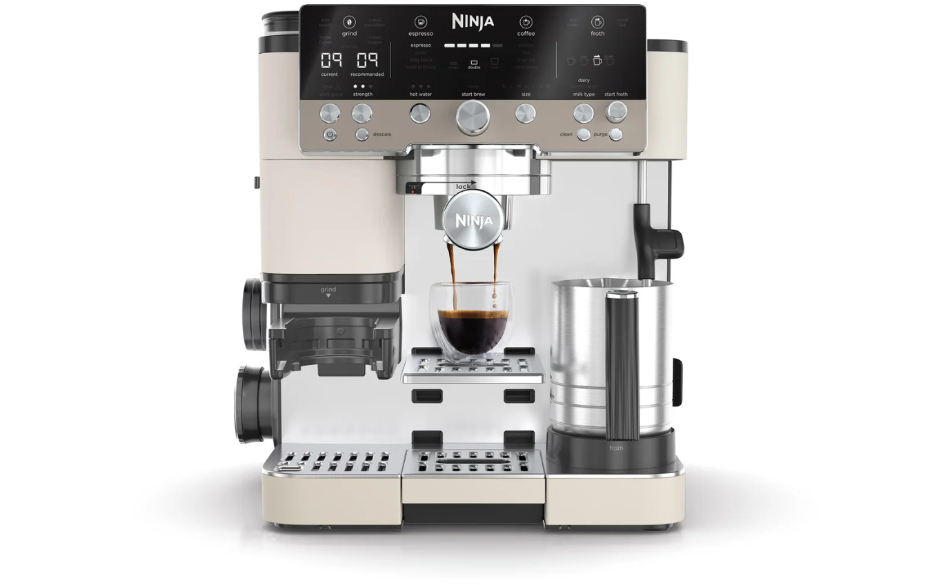 Ninja Luxe Cafe&trade; Premier Espresso Machine (Oat Milk) ES601WHANZ
