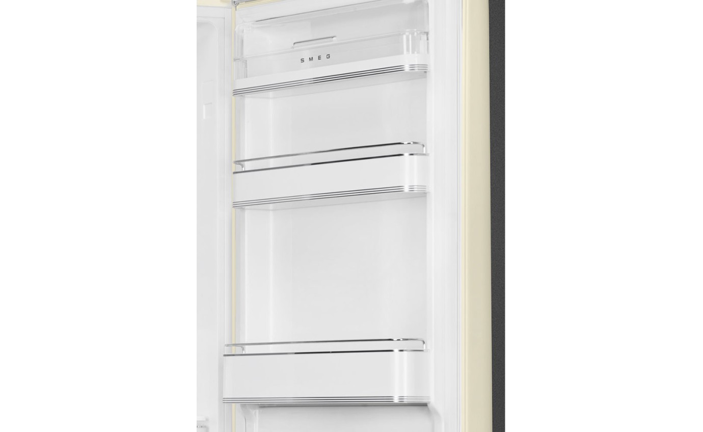 Smeg 331L 50s Style Retro Bottom Mount Fridge (Cream) FAB32RCR5AU