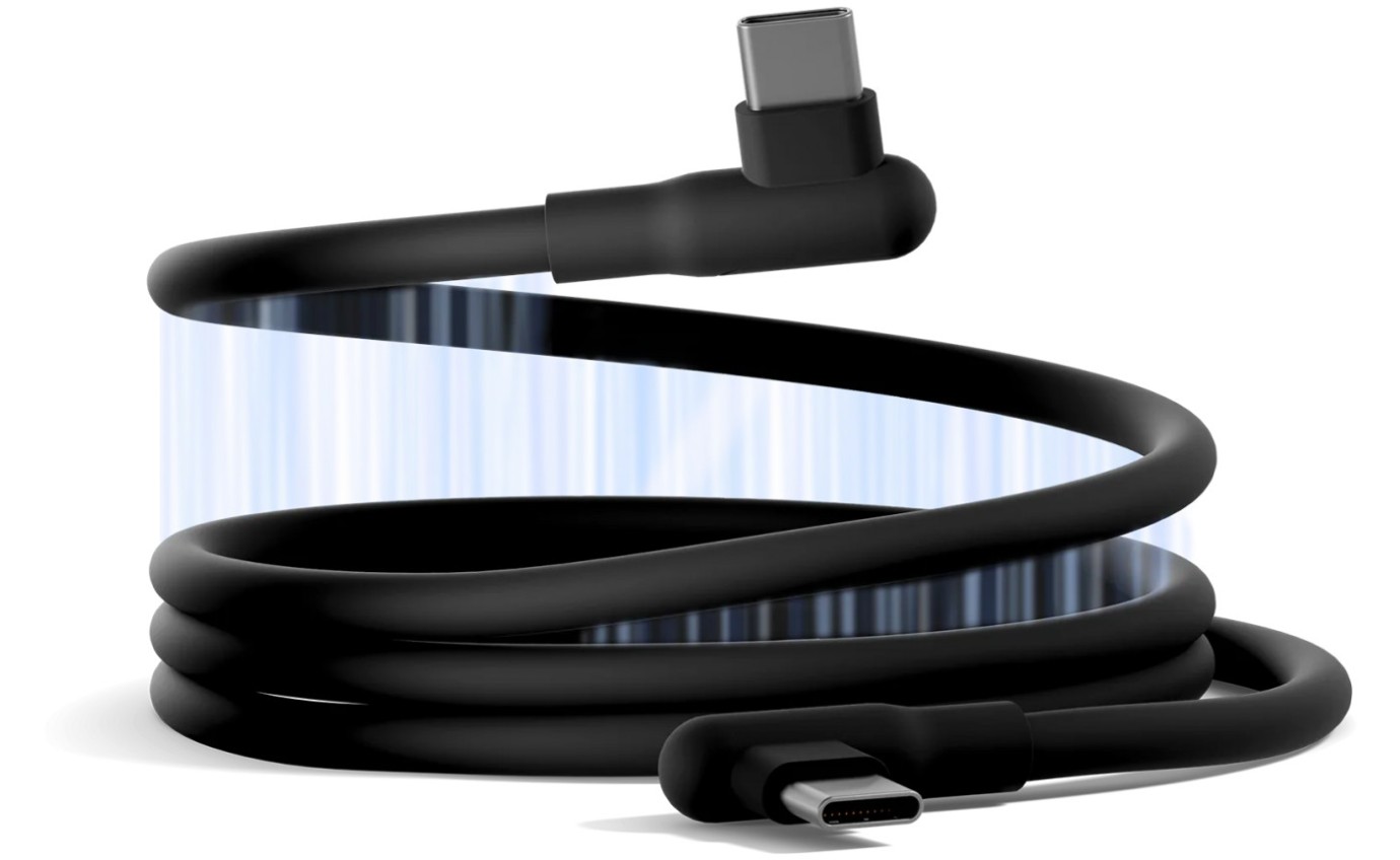 Cygnett DriveSync Right Angle USB-C to USB-C Magnetic Cable 11901359195