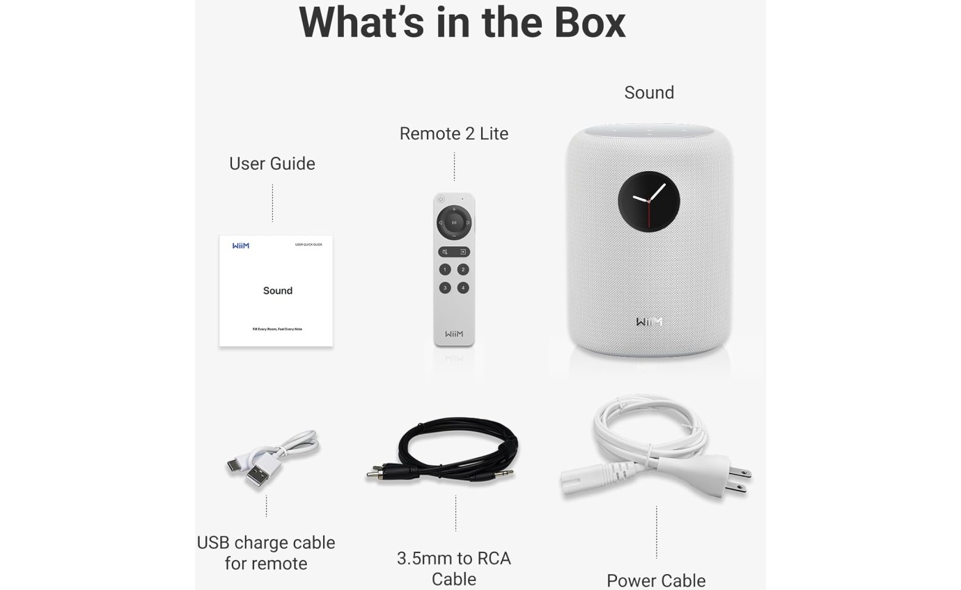 WiiM Sound Smart Speaker (White) WIIMSOUNDWH