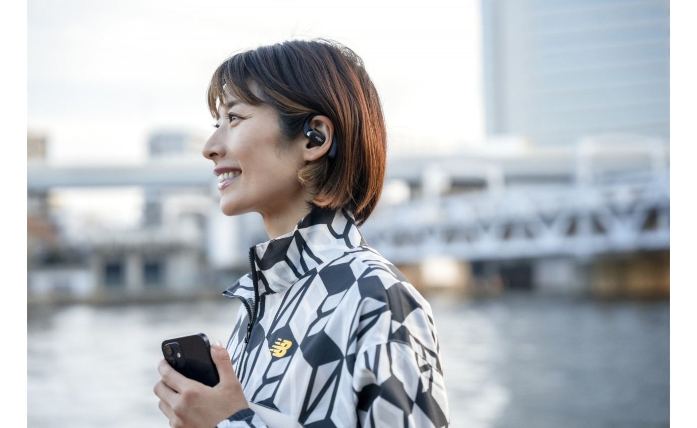 Shokz OpenFit Open-Ear True Wireless Earbuds (Black) SHOKZT910STBK