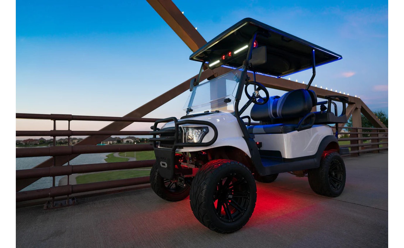 ECOXGEAR SoundExtreme SEDS32 Double-Sided Amplified Powersports 11 Speaker Bluetooth Soundbar Waterproof Sandproof with LED Lighting 500 Watts並行輸入 ECOXGEAR SoundExtreme 32\" Amplified Sound Bar