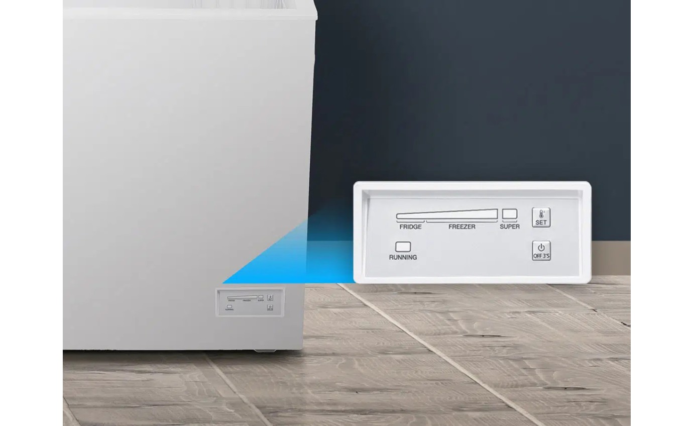 TCL 198L Hybrid Chest Freezer (White) F205CFW