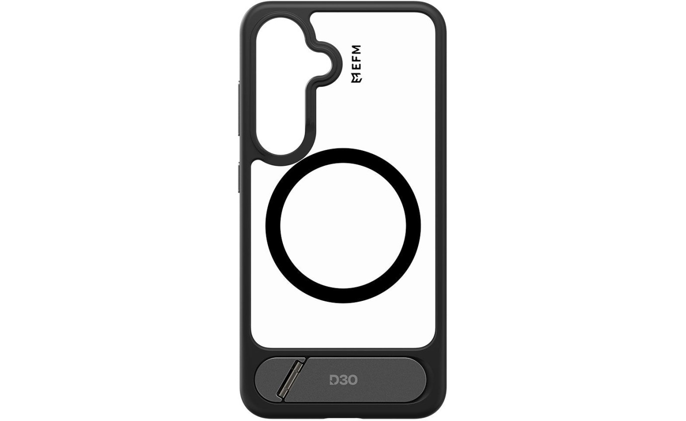 EFM Alta Case with D3O&reg; Bio for Samsung Galaxy S25+ (Black/Clear) EFCTASG295BLA