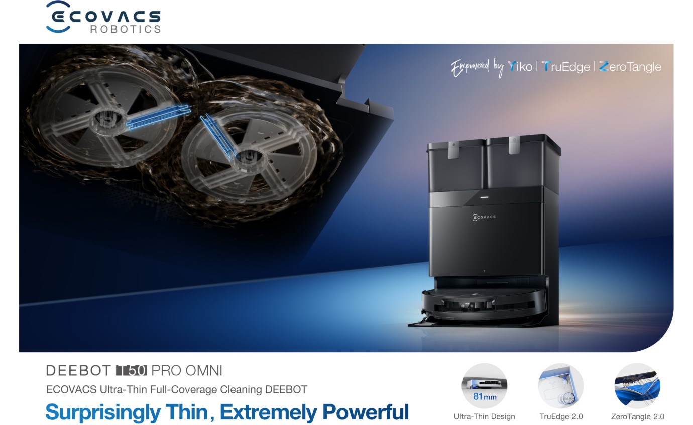 Ecovacs Deebot T50 Pro Omni Robotic Vacuum & Mop DDX67