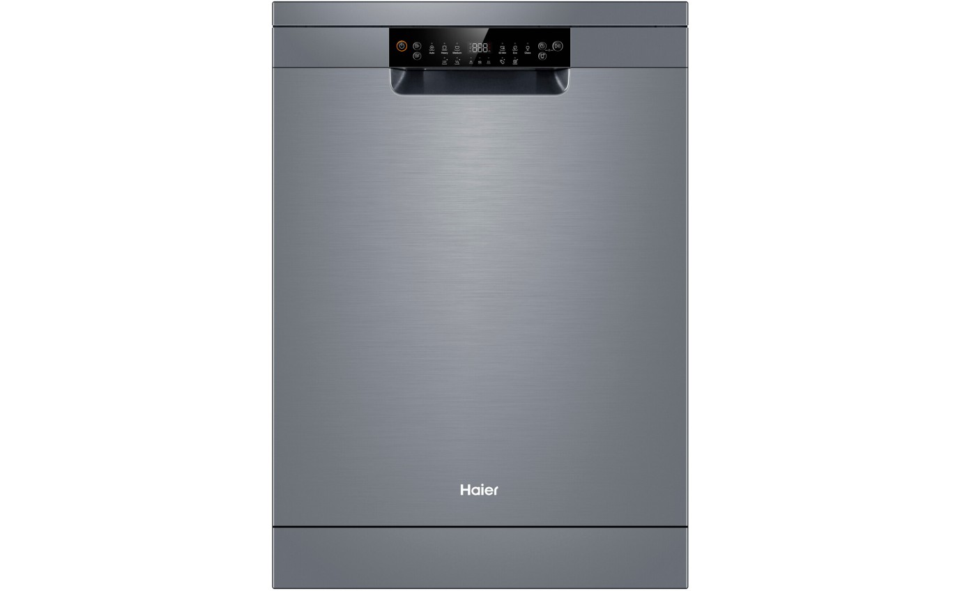 Haier 60cm Freestanding Dishwasher with Sanitise (Satina) HDW15F1S1