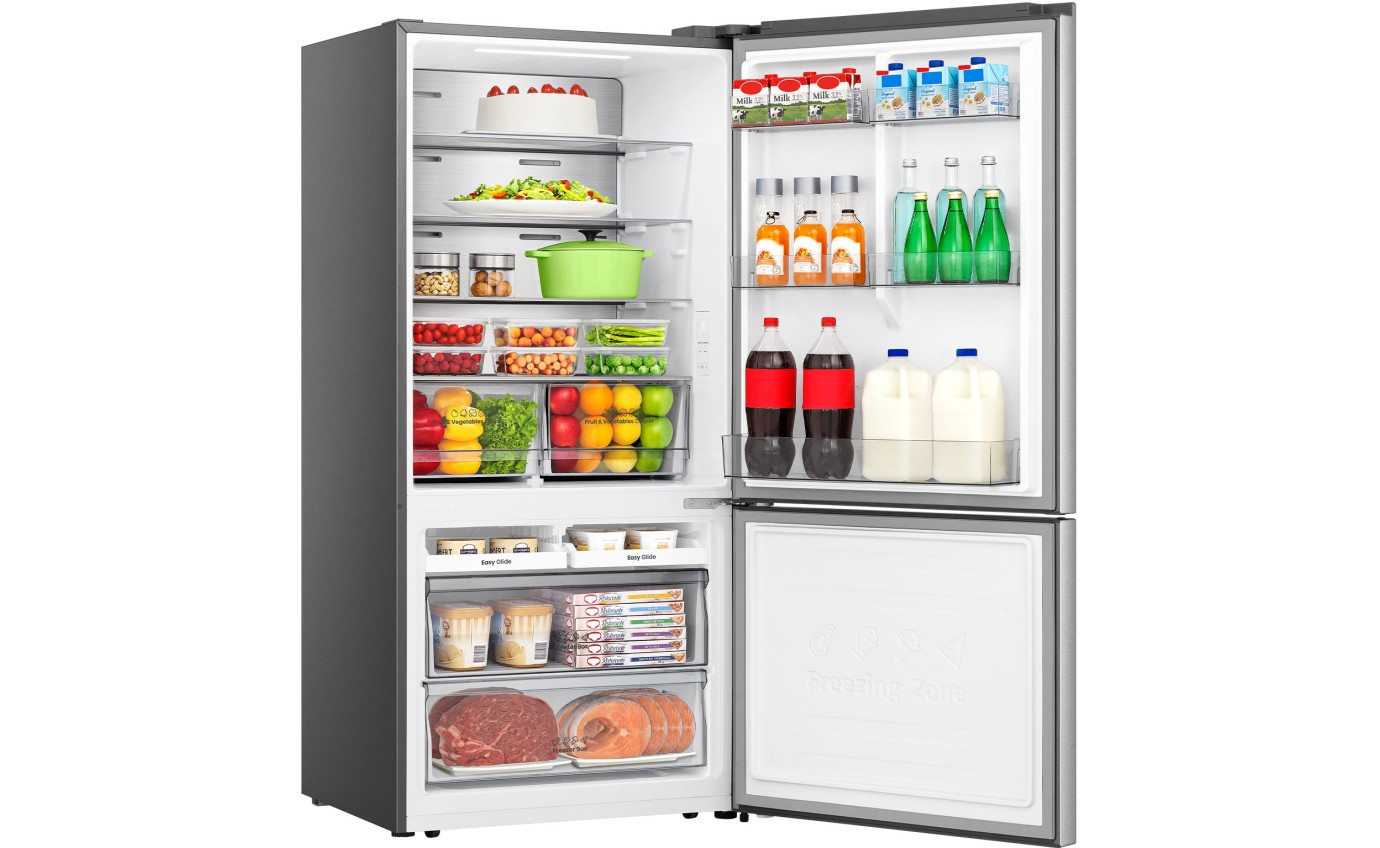 Hisense 503L Bottom Mount Fridge (Stainless Steel) HRBM503S