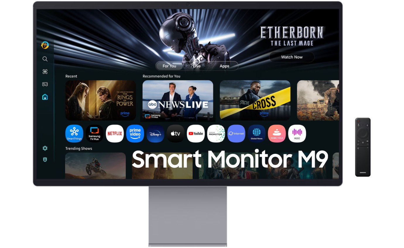 Samsung 32 inch Smart Monitor M9 4K OLED Samsung Vision AI LS32FM902SEXXY