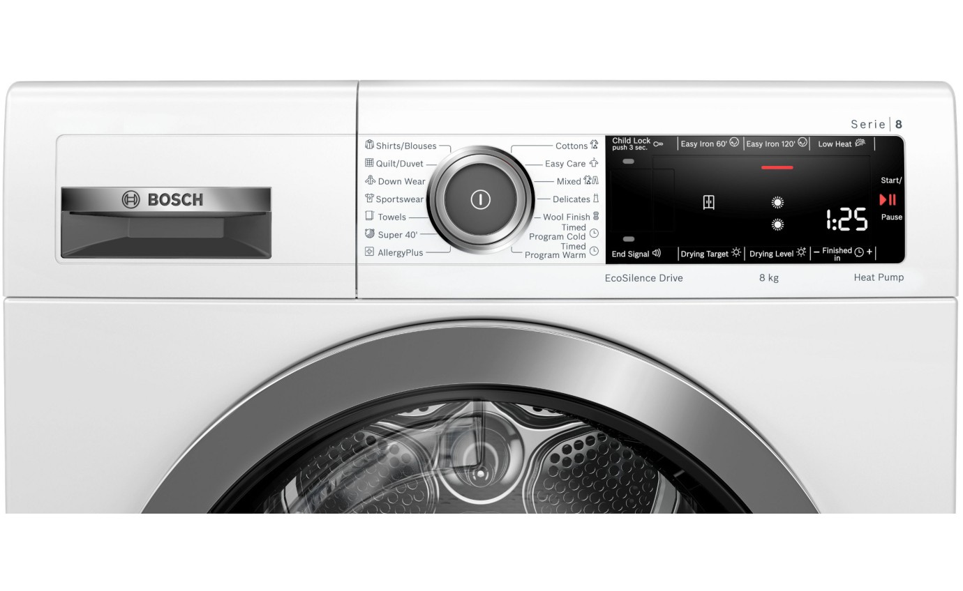 Bosch 8kg Heat Pump Dryer WTX88M20AU