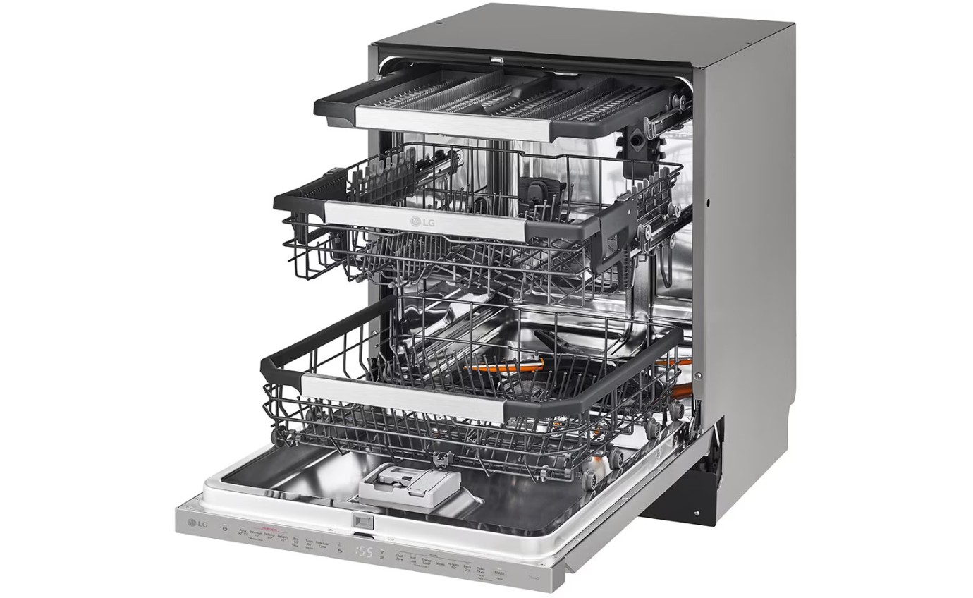LG 60cm Built-Under Dishwasher (Platinum Steel) XD3A25UPS