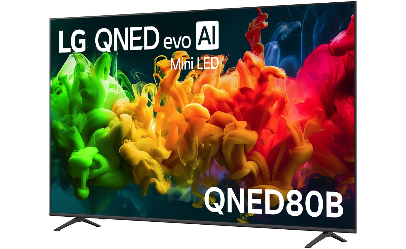 LG 85 inch QNED80B evo AI Mini LED 4K Smart TV 85QNED80BSA