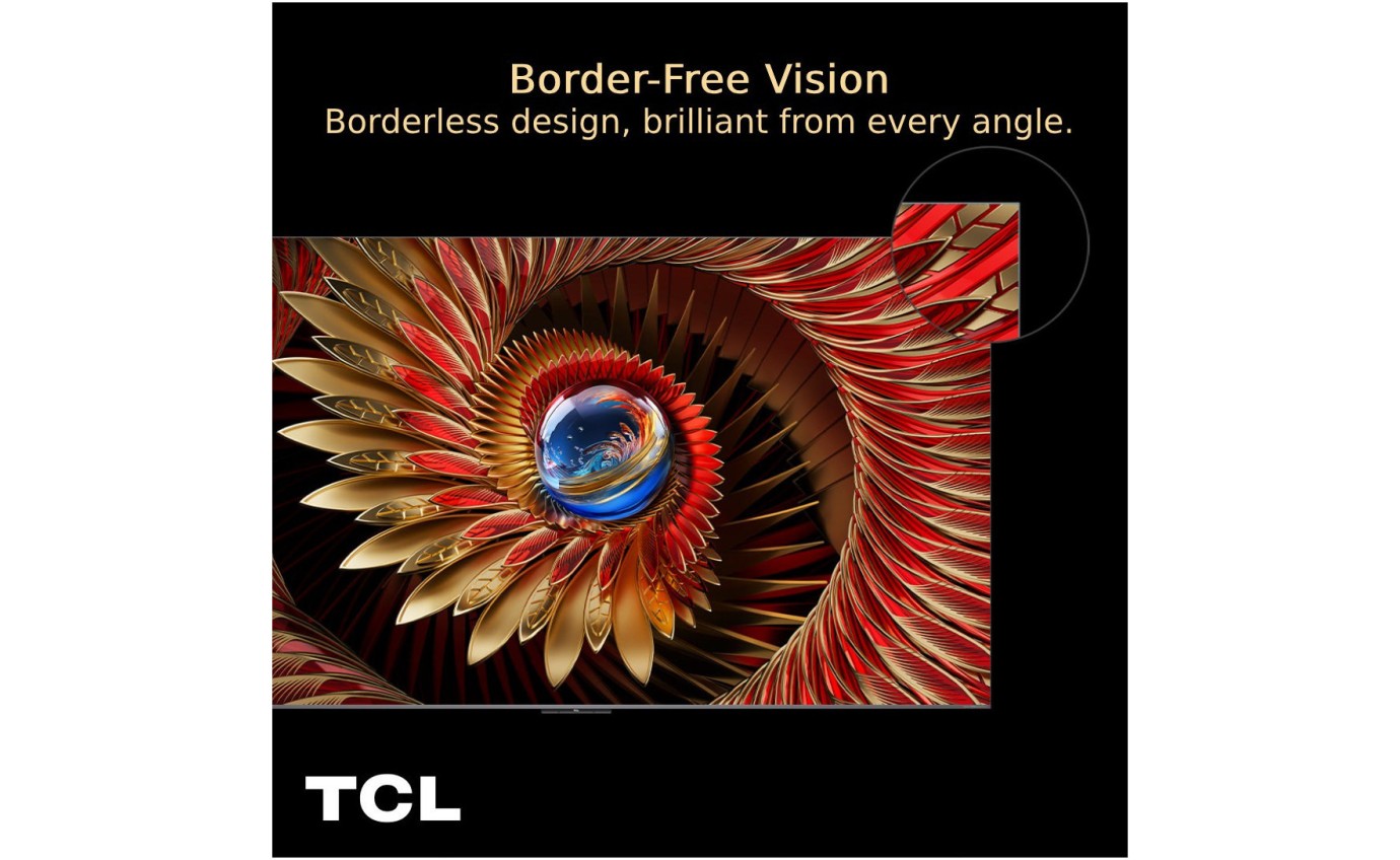 TCL 98 inch C8K Premium QD-Mini LED 4K 144Hz Google TV 98C8K