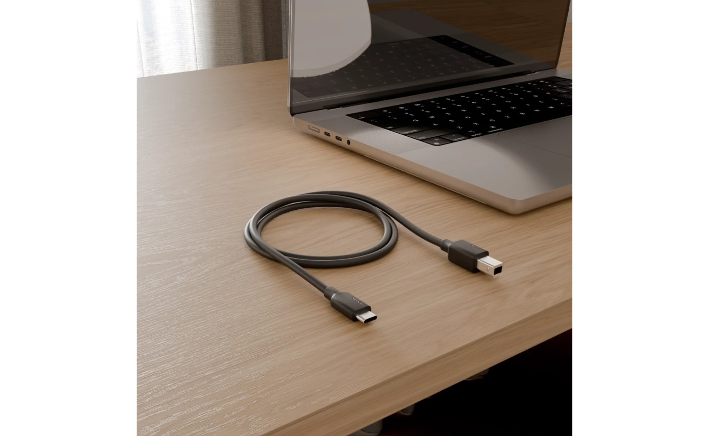 ALOGIC Elements USB-C Male to USB-B Male Cable &ndash; USB 2.0 480Mbps ELU2CMBM02