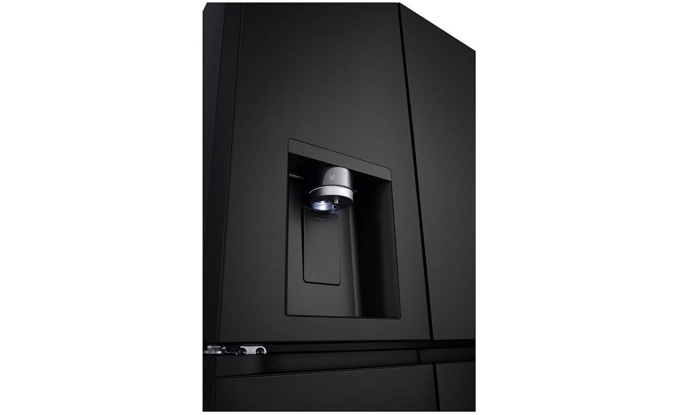 LG 508L Slim French Door Fridge (Matte Black) GFLN500MBL