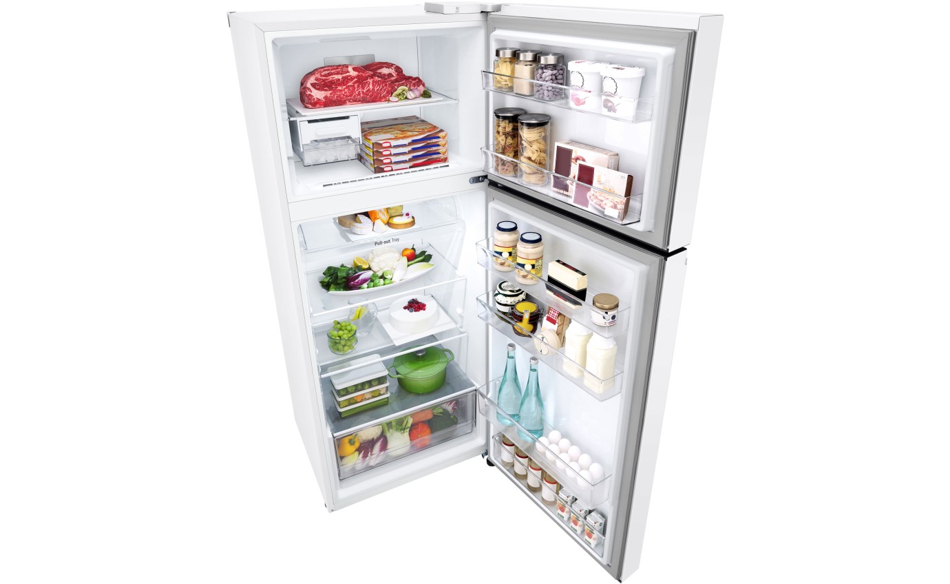 LG 375L Top Mount Fridge (White) GT5W