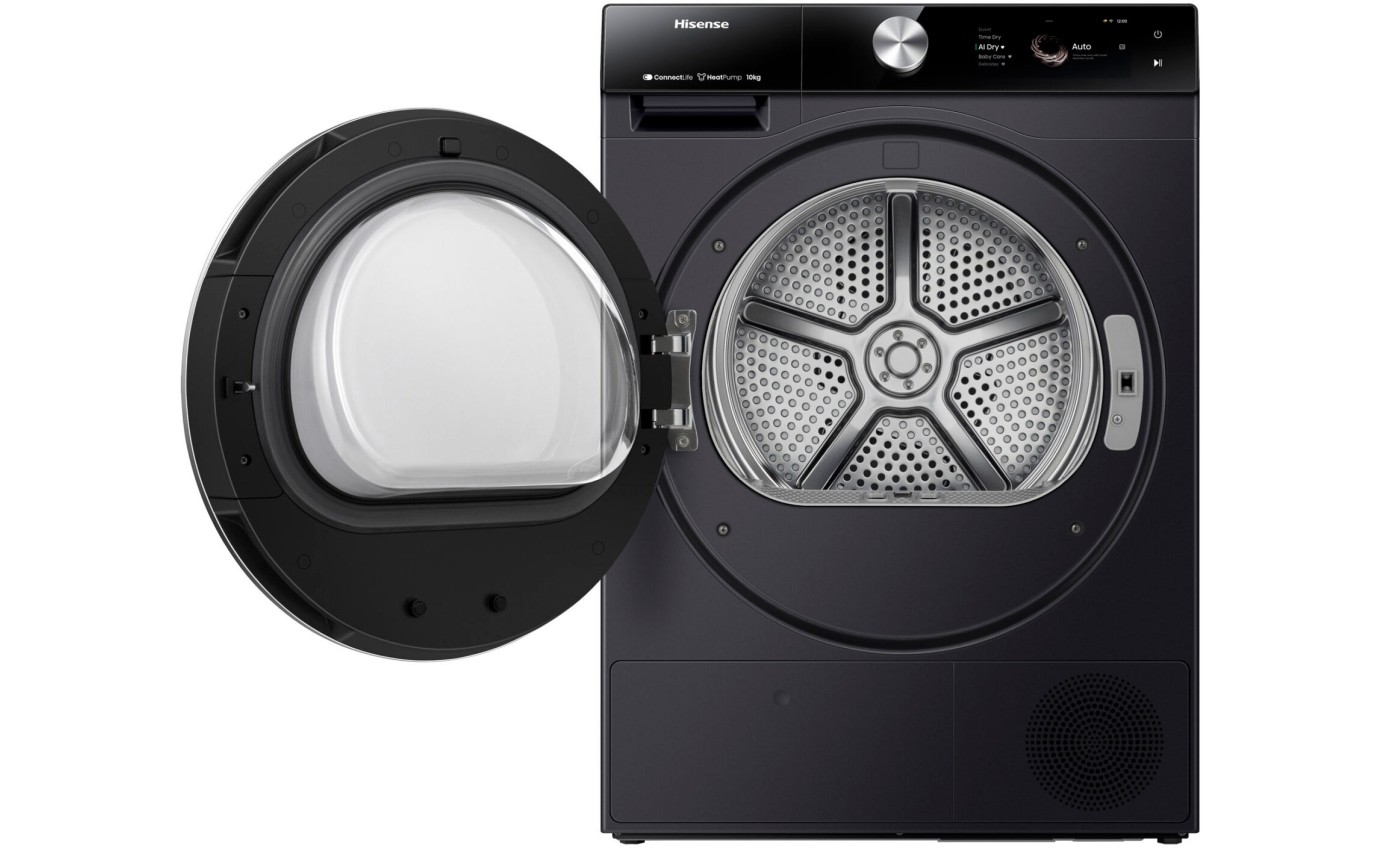Hisense 10kg Series 9 Heat Pump Dryer (Charcoal Black) HDFS10HPB
