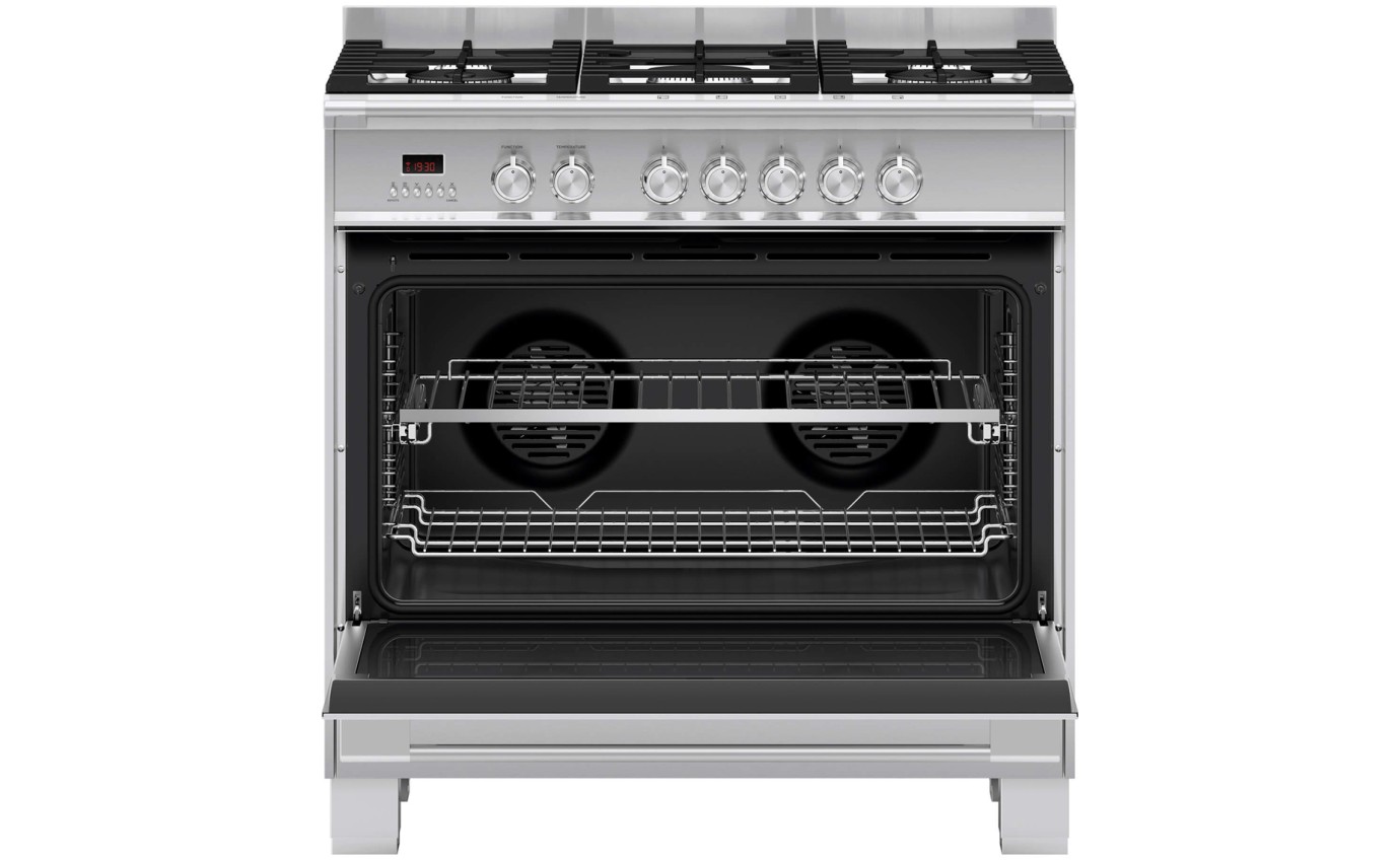 Fisher & Paykel 90cm Series 7 Classic 5 Burner Dual Fuel Cooker OR90SCG4X1