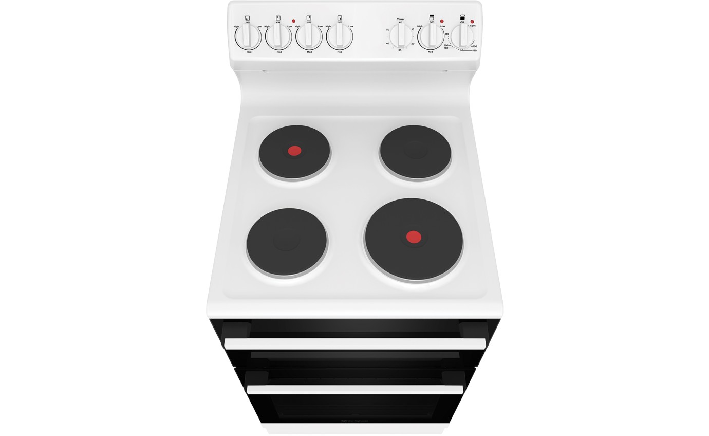 Westinghouse 54cm Freestanding Electric Cooker WLE532WC