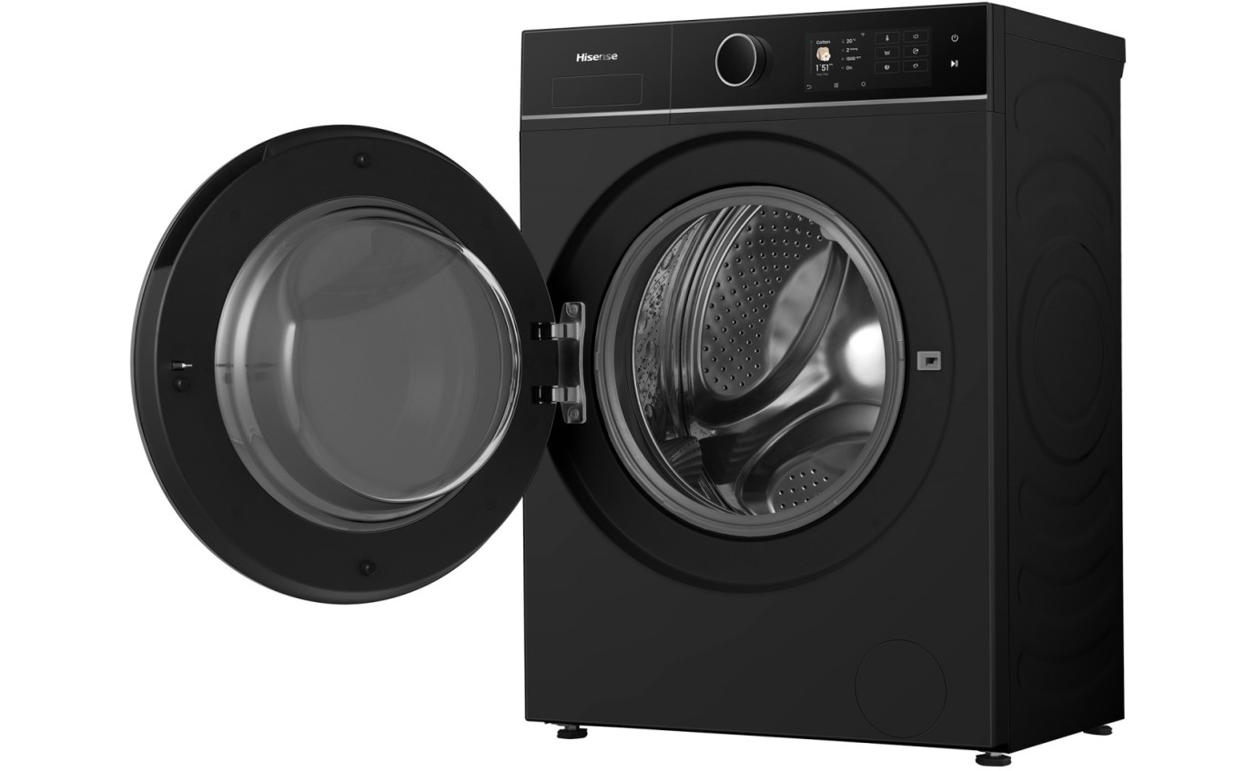 Hisense 10kg Series 8i Front Load Washing Machine (Charcoal Black) HWF8I1015BX