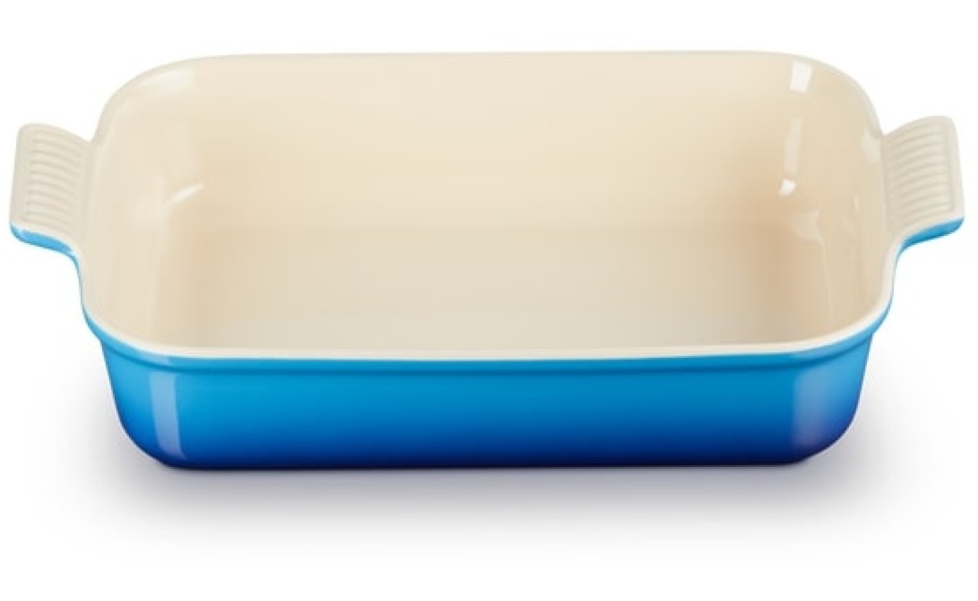 Le Creuset 32cm Heritage Rectangular Dish (Azure Blue) 71102322200001