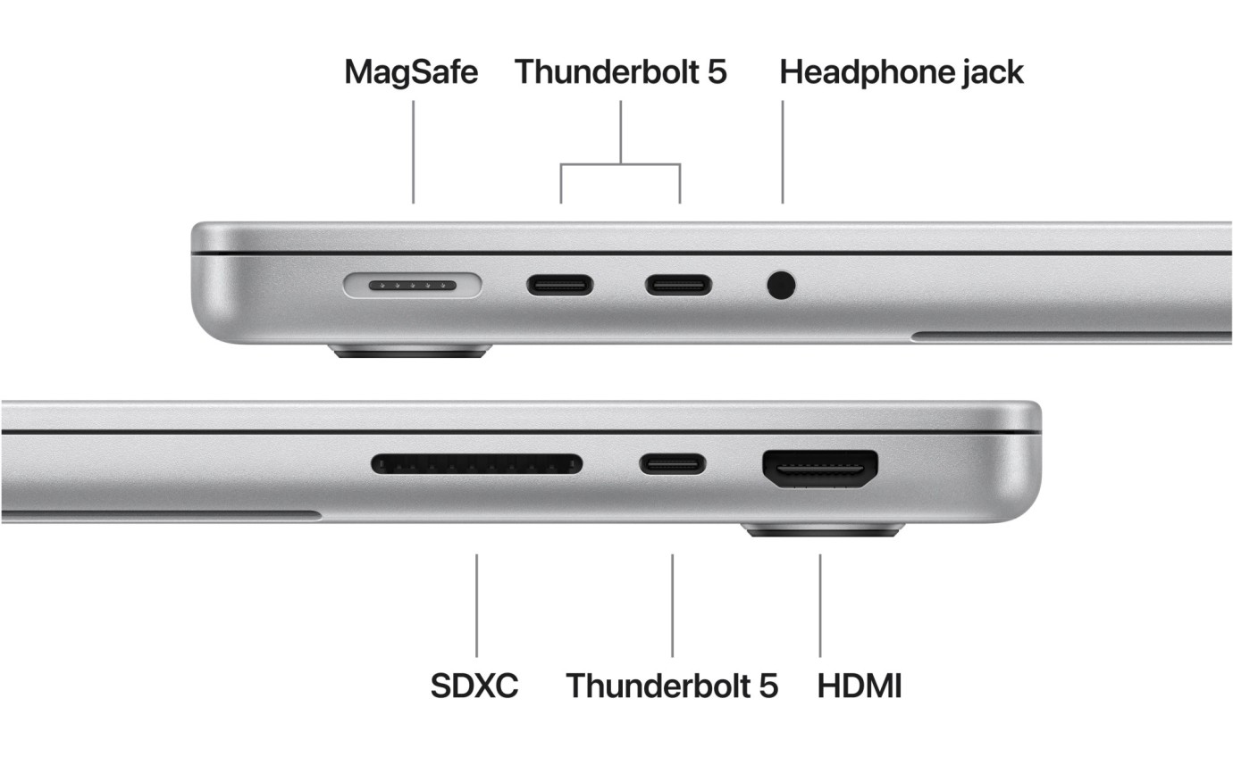 Apple MacBook Pro 14-inch M5 Max 2TB/36GB (Silver) MGDQ4XA