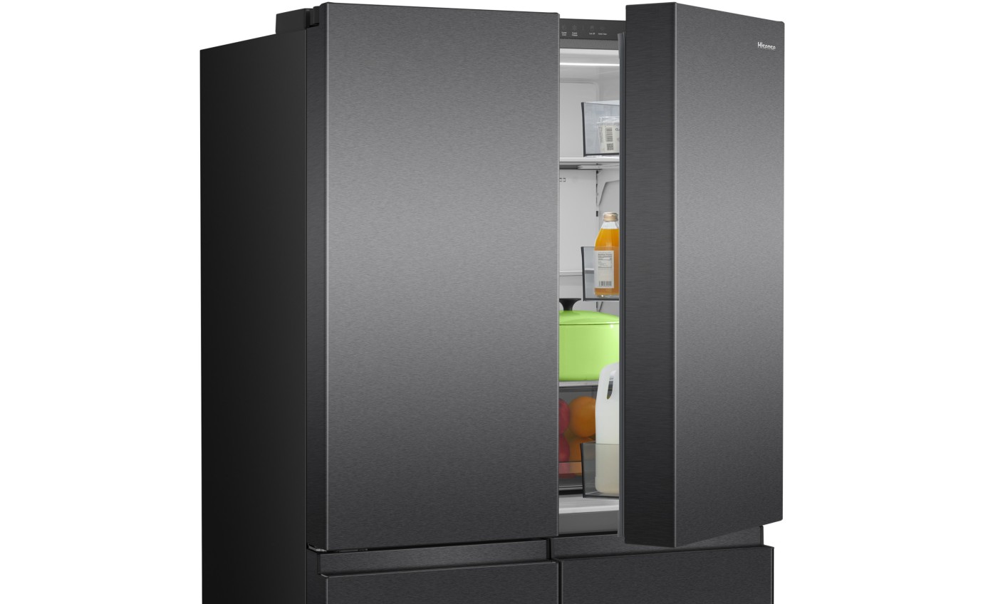Hisense 647L PureFlex Quad Door Fridge (Dark Stainless Steel) HRCD640TB