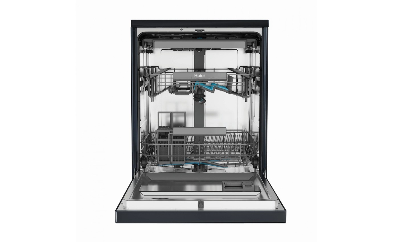 Haier 60cm 600 Series Freestanding Dishwasher (Black) HDW15F4B1