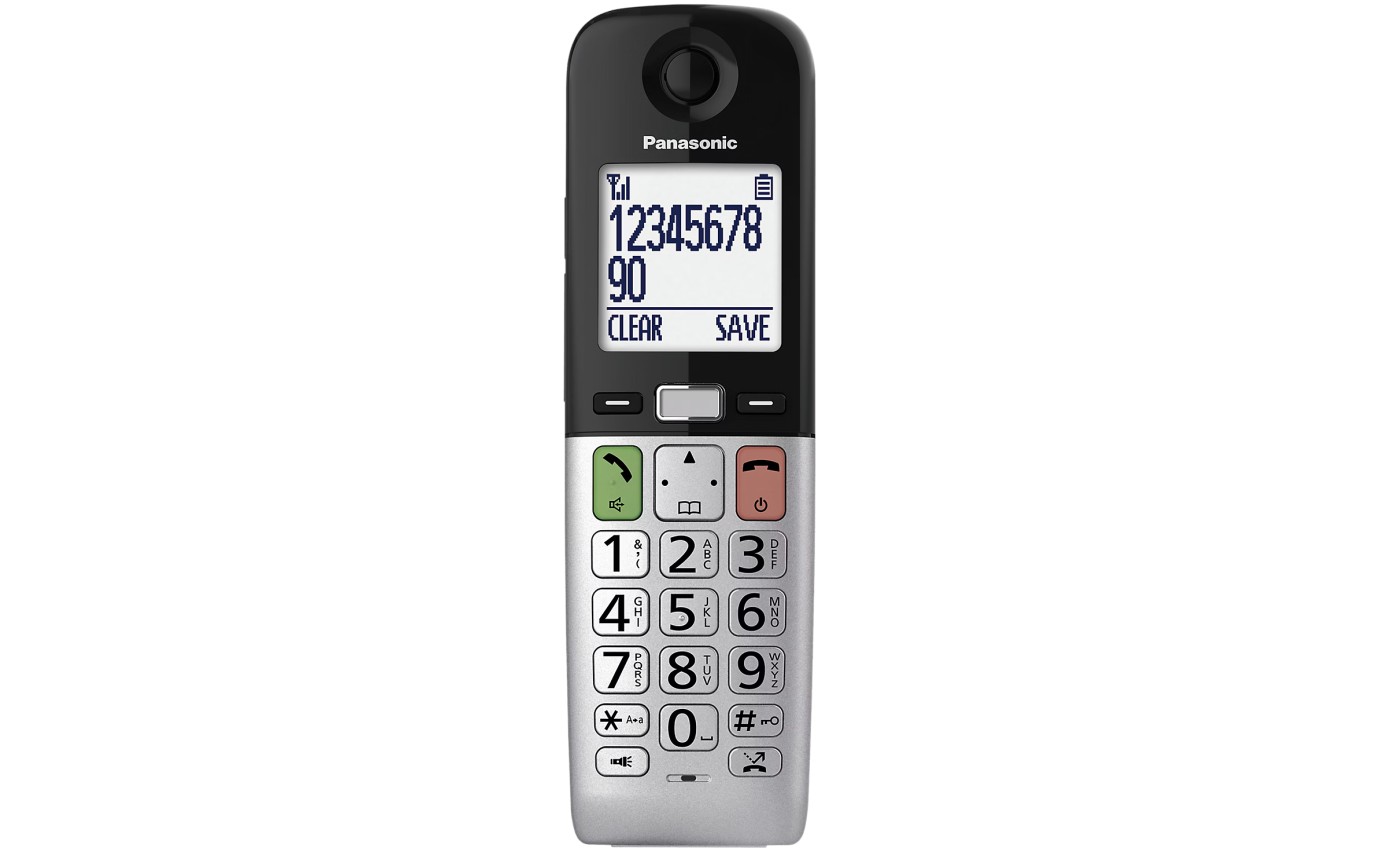 Panasonic DECT Twin Handset Digital Cordless Phone with Answering Machine KXTGU432AZB