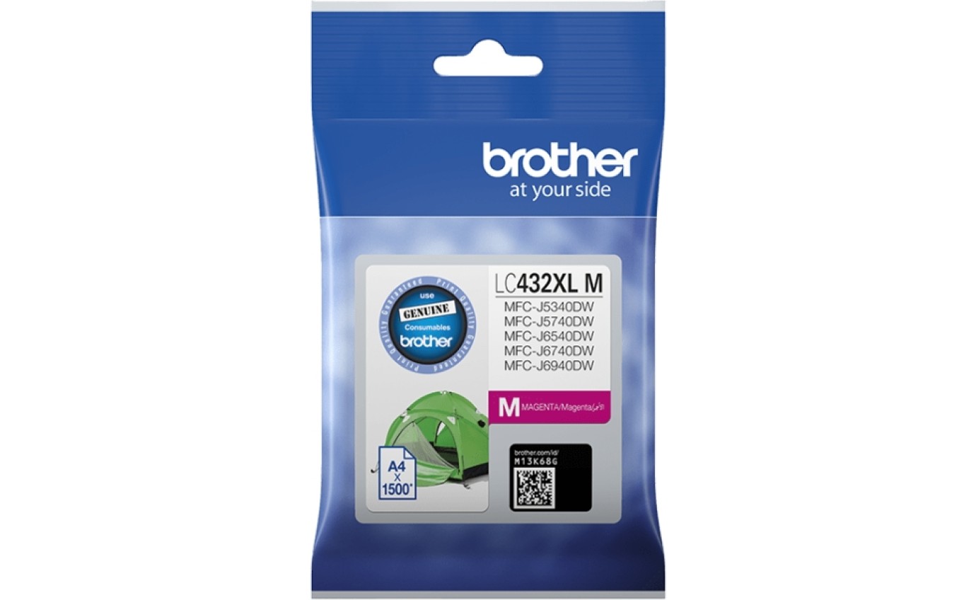 Brother LC432XL High Yield Ink Cartridge (Magenta) LC432XLM
