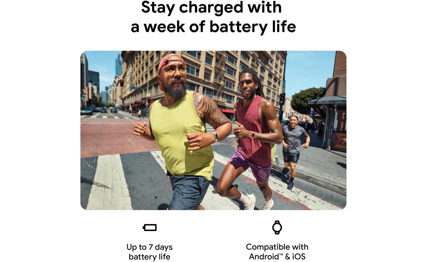 Fitbit Charge 6 Fitness Tracker (Coral/Champagne Gold Aluminium) GA05184AP