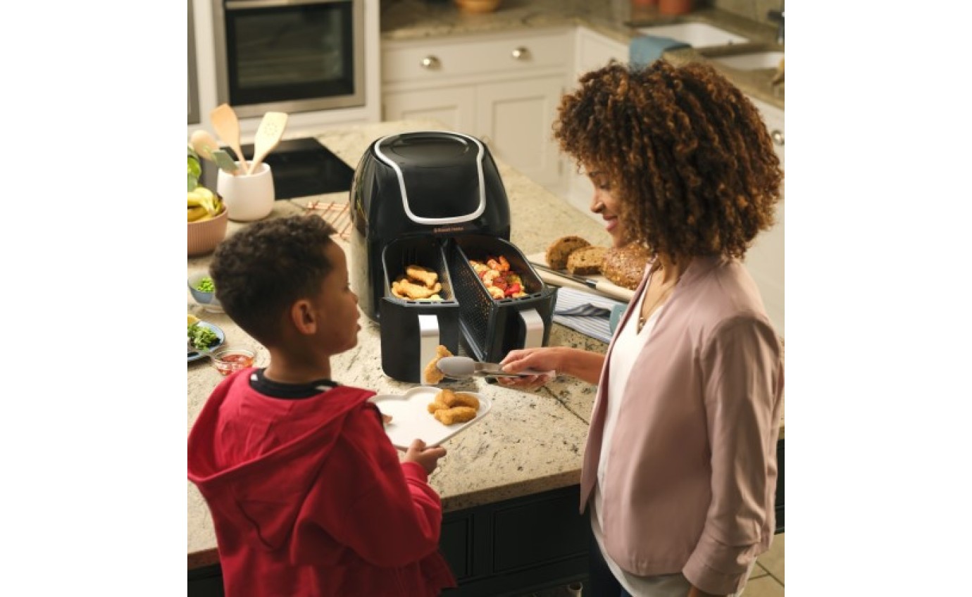 Russell Hobbs Satisfry Snappi Dual Basket Air Fryer RHAF2729S