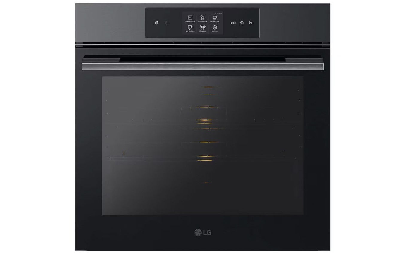 LG 76L InstaView Steam Assist Pyrolytic Oven (Black Stainless Steel) BO609T2MB4