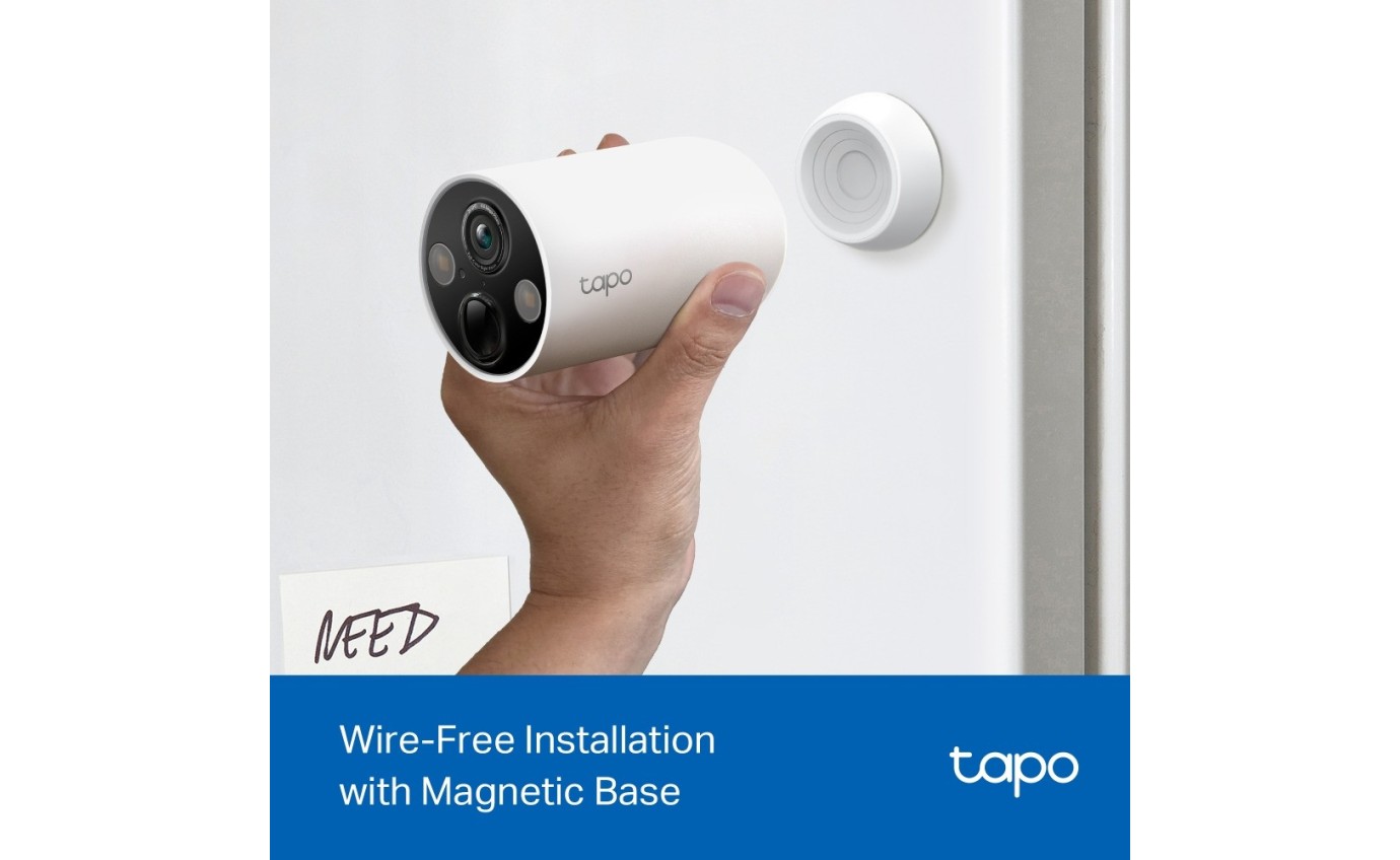 Tapo 2K 4MP Smart Wire-Free Security Camera TAPOC425