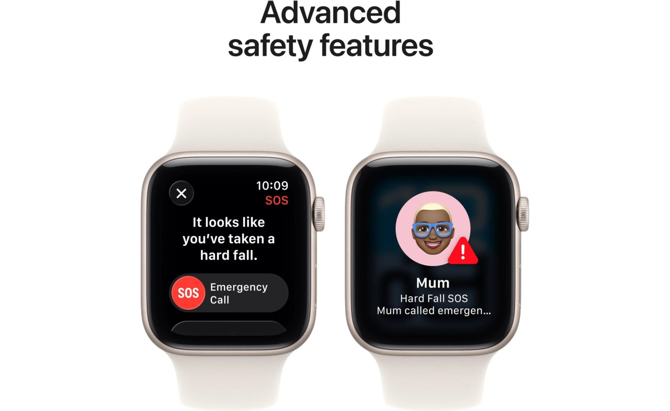 Apple Watch SE 3 GPS + Cellular 44mm Starlight Aluminium Case with Starlight Sport Band (M/L) MEPF4XA