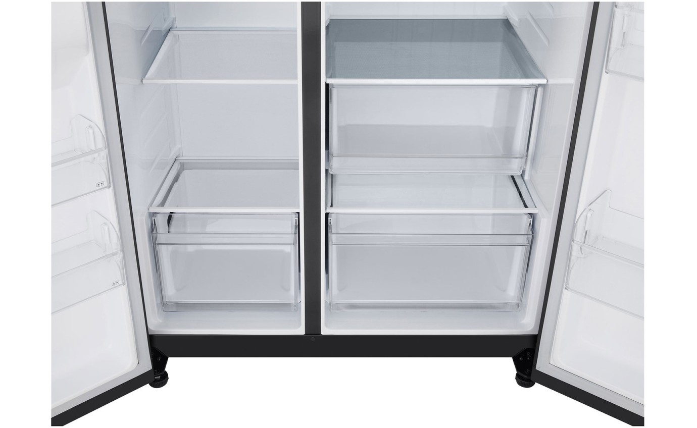 LG 664L Side By Side Fridge (Matte Black) GSB599MBL