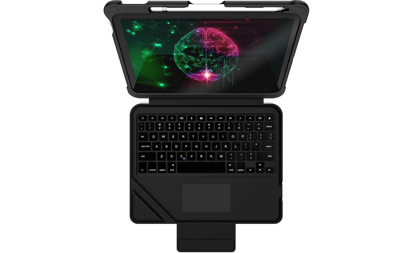 STM Dux Bluetooth Keyboard Trackpad for iPad 11th Gen (A16) & 10th Gen [Black] STM226402KX01