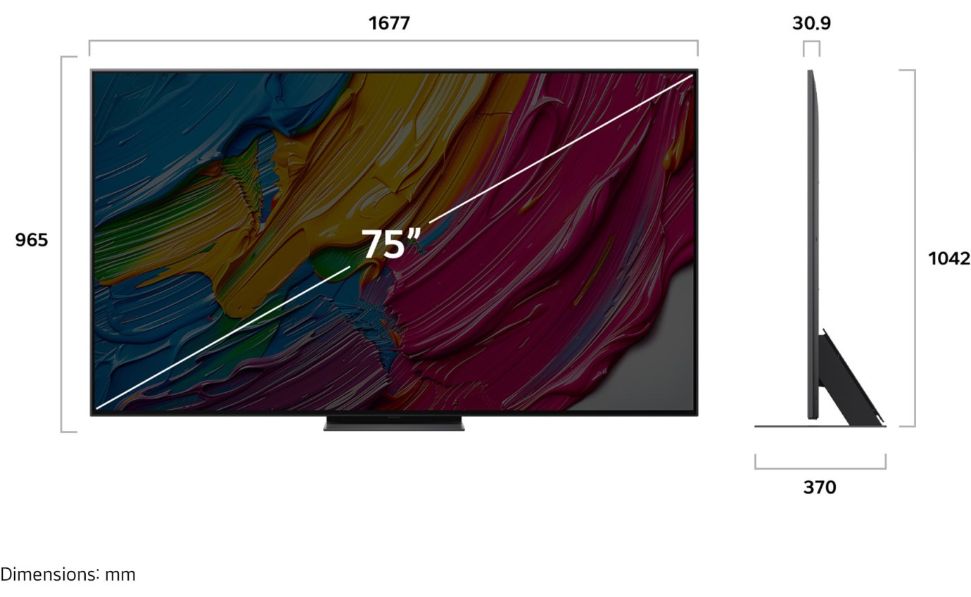 LG 75 inch QNED81A AI LED UHD 4K Smart TV 75QNED81ASA