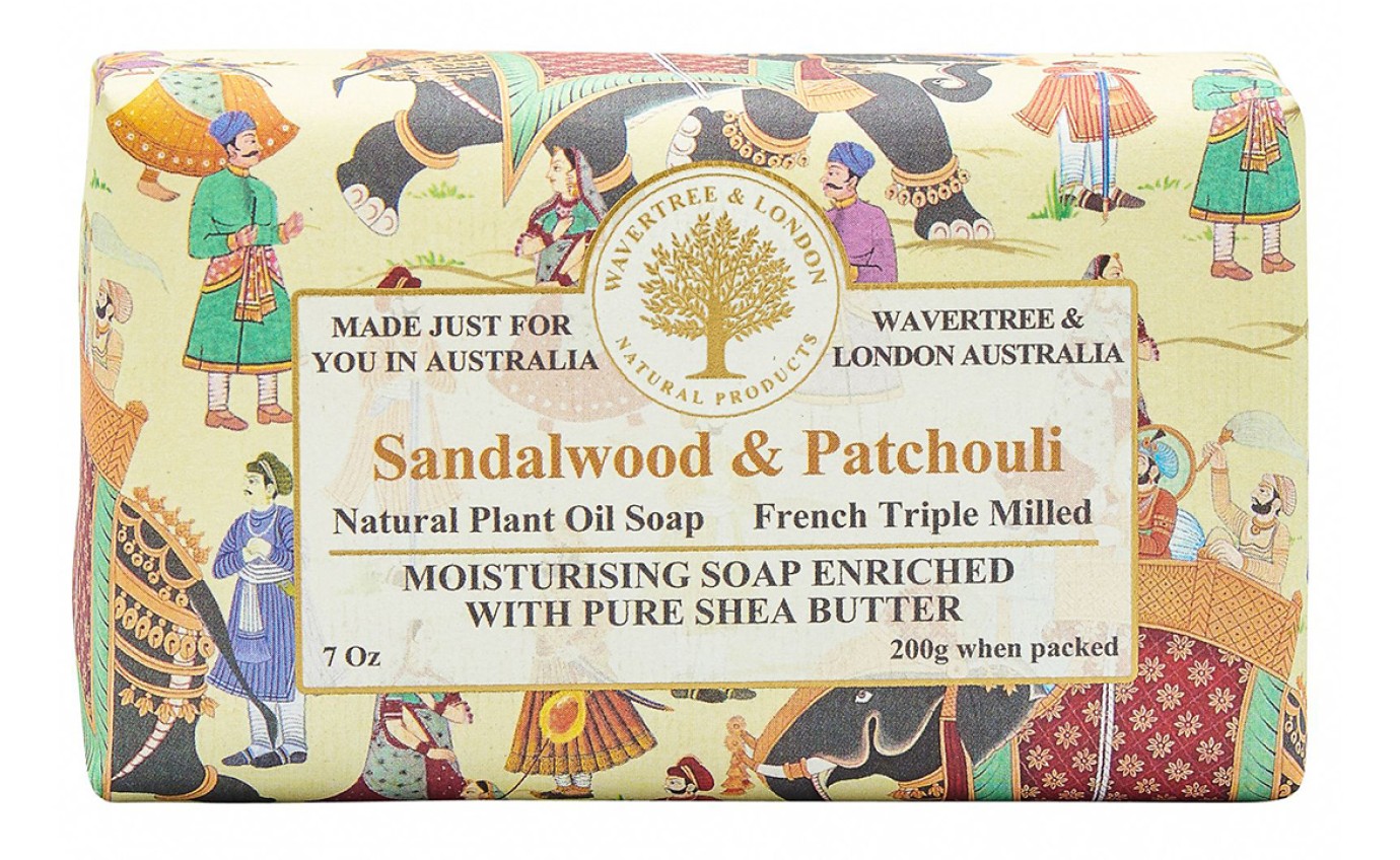 Wavertree & London Sandalwood and Patchouli Soap 9347774000111