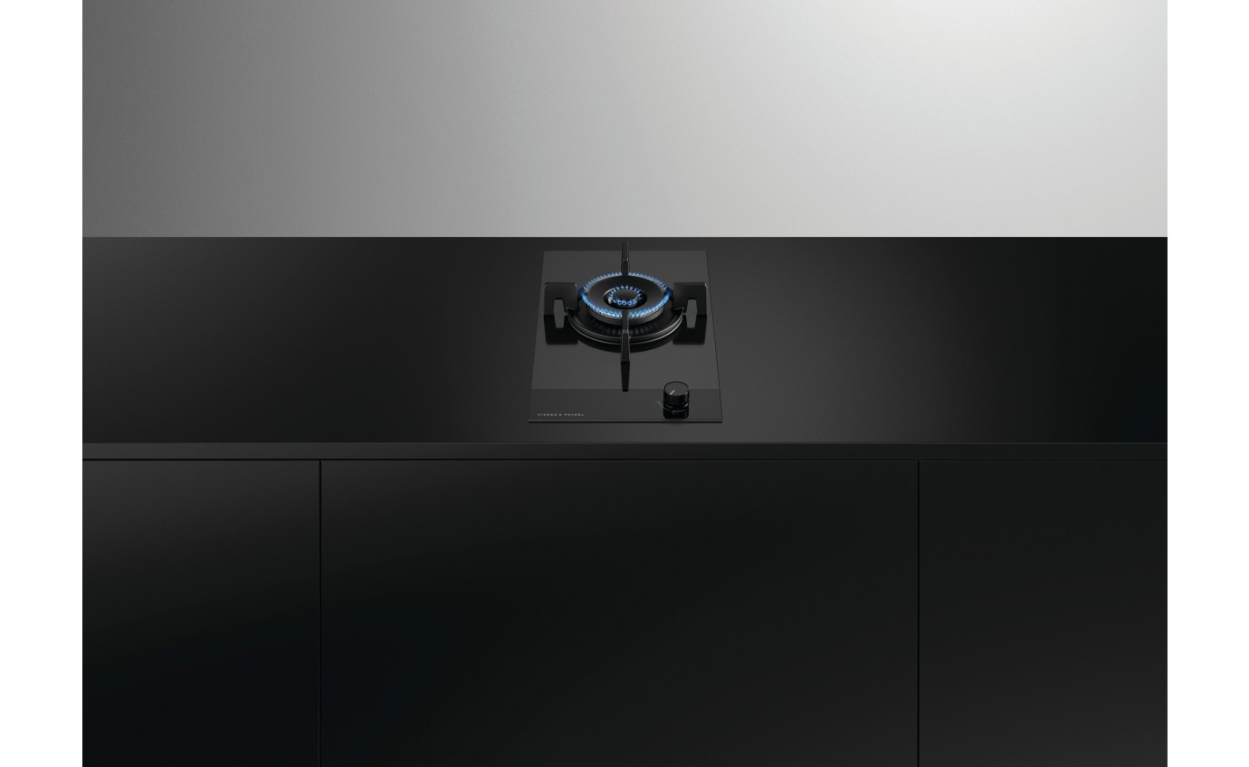Fisher & Paykel 30cm Series 9 1 Burner Gas Cooktop, LPG CG301DLPGB4