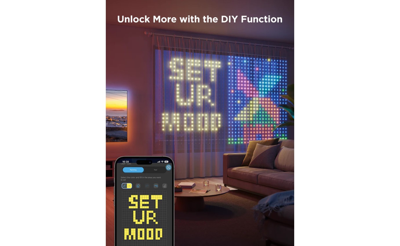 Govee Curtain Light 2 (2m x 1.5m) H70B35A1