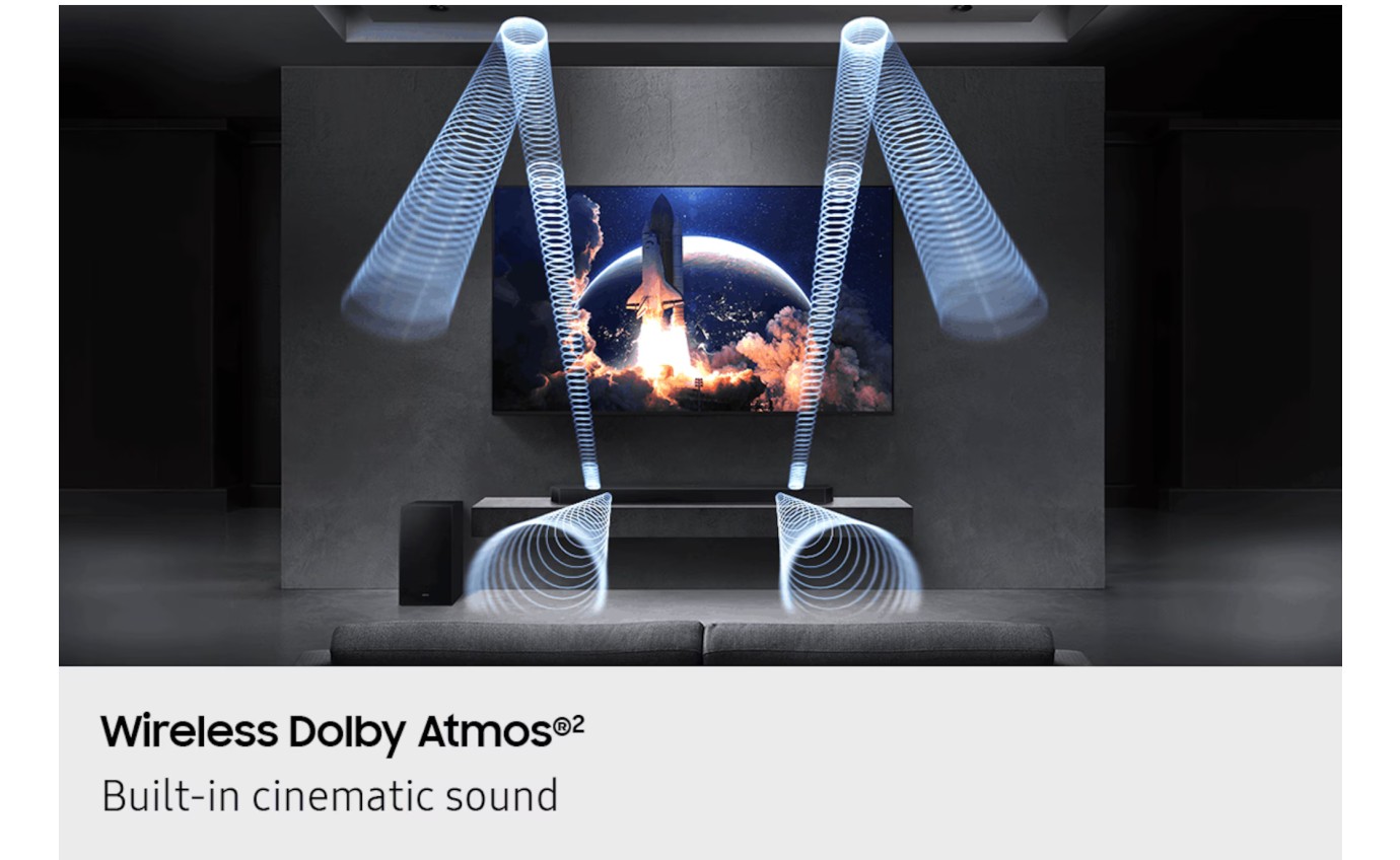 Samsung 3.1.2ch Q-Series Soundbar & Subwoofer HWQ600HXY