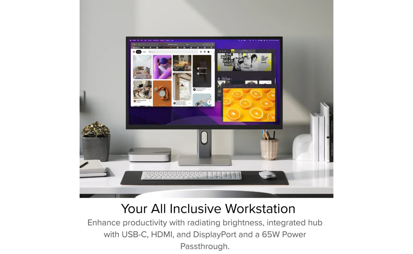 ALOGIC 32 inch Clarity Max Rotating 4K Monitor with USB-C Power Delivery 32C4KPD