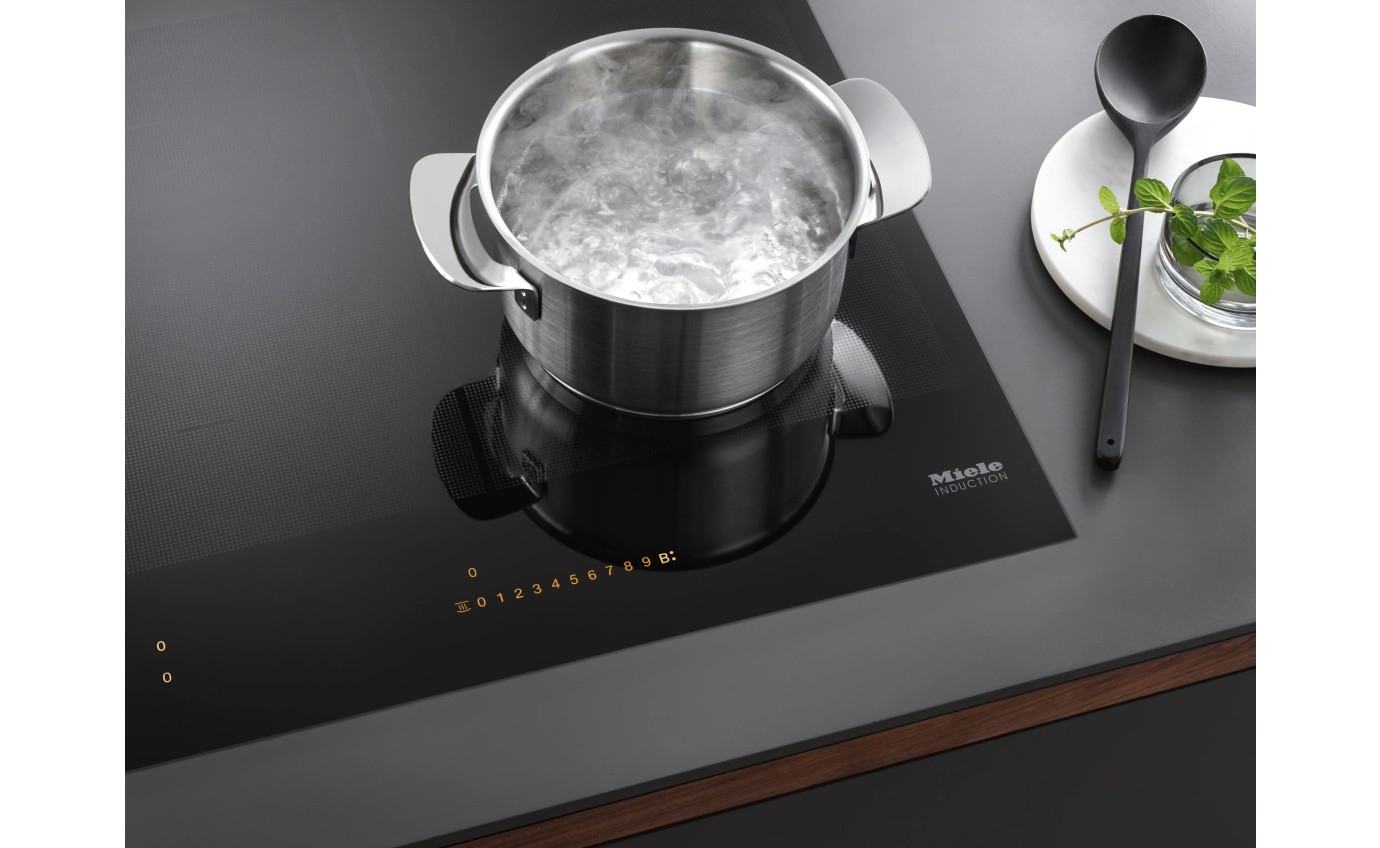 Miele 80cm Induction Cooktop with MattFinish (Black) KM75762FL