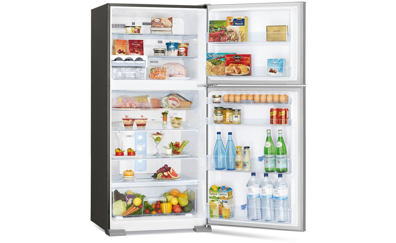 Mitsubishi 458L Top Mount Fridge (Stainless Steel) MR458ERSTA