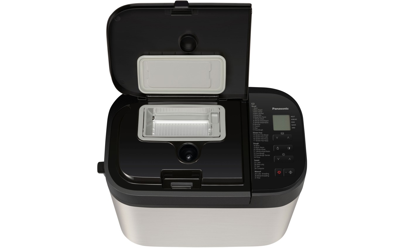 Panasonic Bread Maker with Dual Dispenser (Stainless Steel) SDYR2550SST