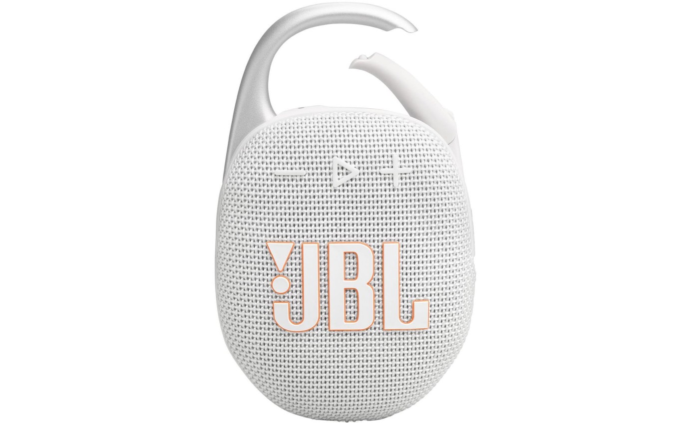 JBL Clip 5 Ultra Portable Waterproof Speaker (White) JBLCLIP5WHT