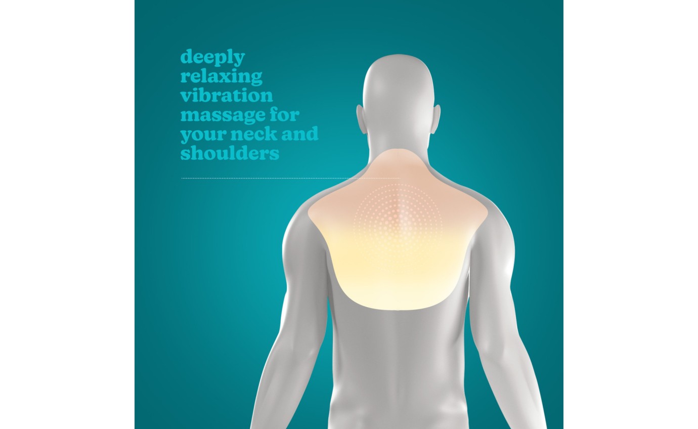 Homedics Comfort Neck & Shoulder Vibration Massager + Heat CMWRP325HAU